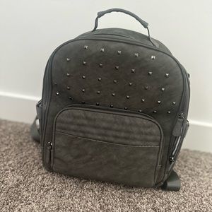 RAD/REV Gray Studded Backpack